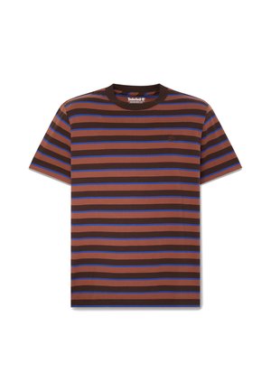 Timberland, STRIPE SHORT SLEEVES TEE. - T-Shirt print - medium brown