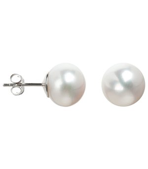 Valero Pearls OHRRINGE - Boucles d'oreilles - silber weiss