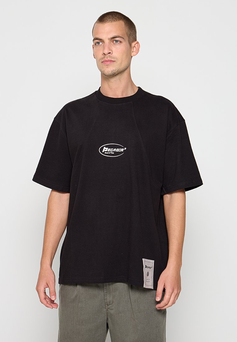 Pegador T-shirt print zwart