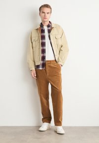 Barbour STRETCH - Pantalon classique - dark honey
