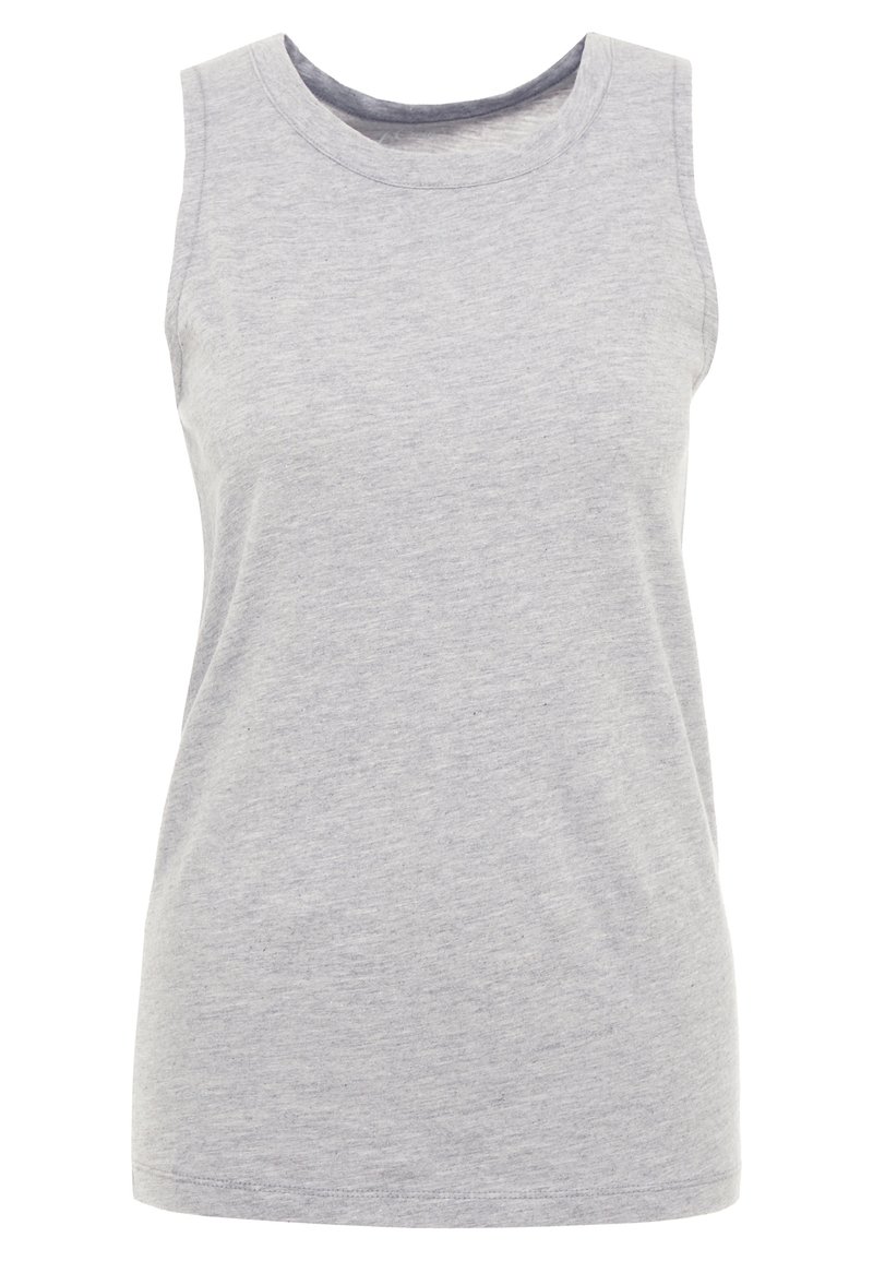Débardeur (tank Top) J.Crew Gris Bruyère Orné De Bijoux - Taille 0 (2XS), Sans Manches, Neuf Sans étiquette