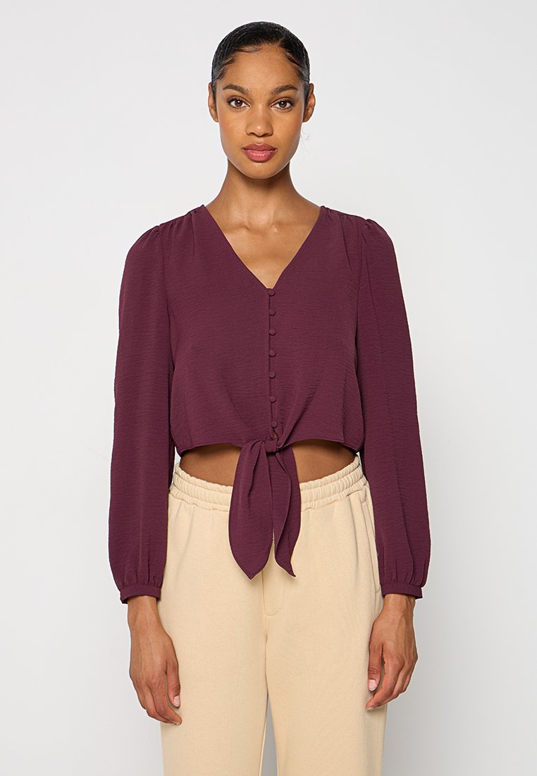 Vero Moda Petite Blouse bordeauxrood Vero Moda Petite Blouse bordeauxrood