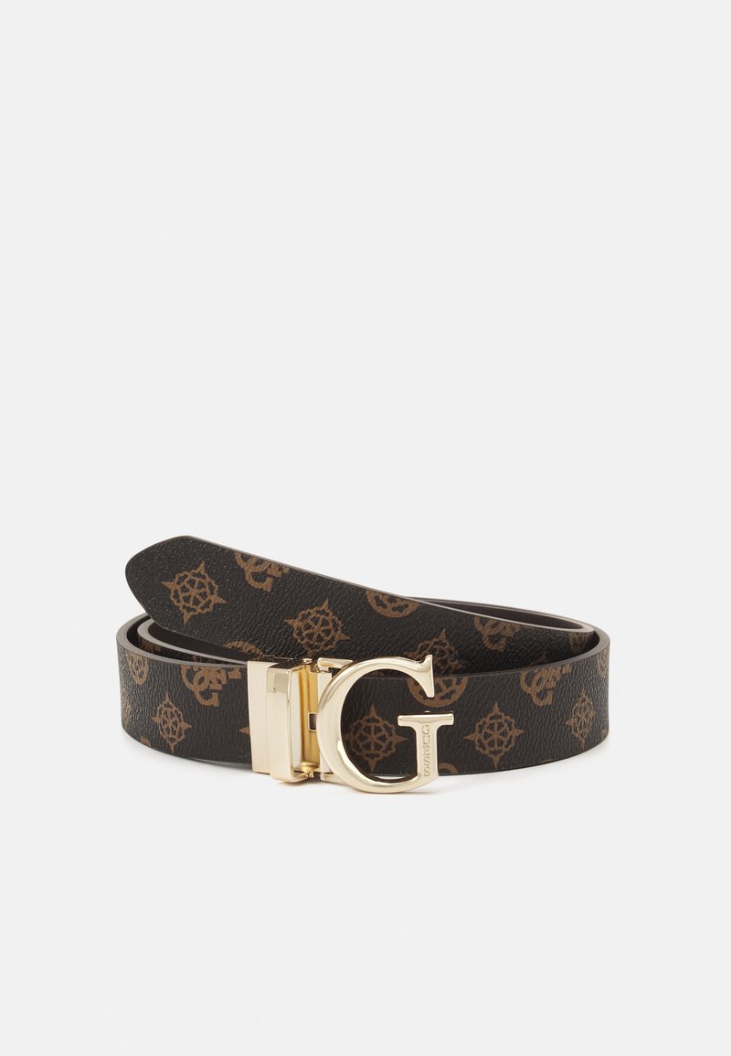 Guess PANT BELT Gürtel brown/braun Zalando.at