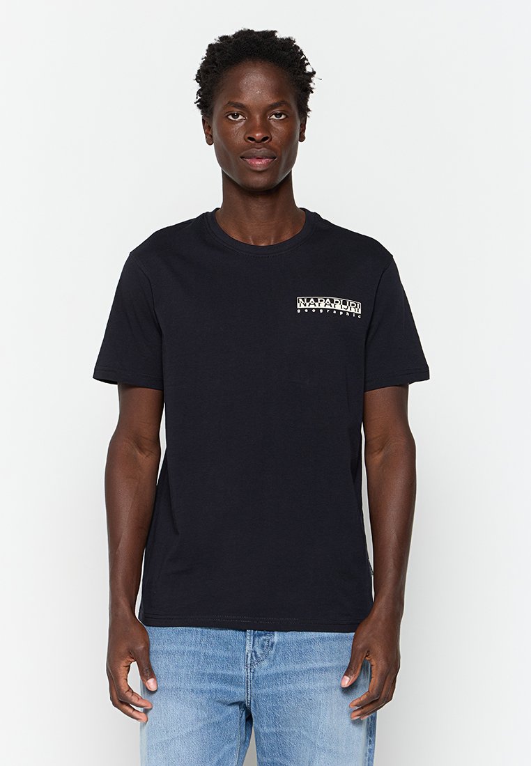 Napapijri T-shirt print zwart Napapijri T-shirt print zwart