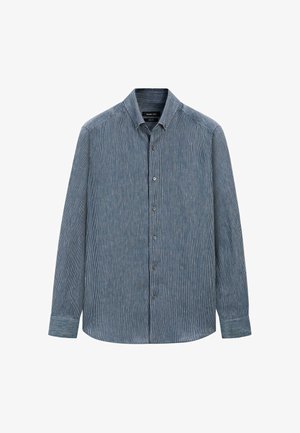 Massimo Dutti, Overhemd - mottled dark blue