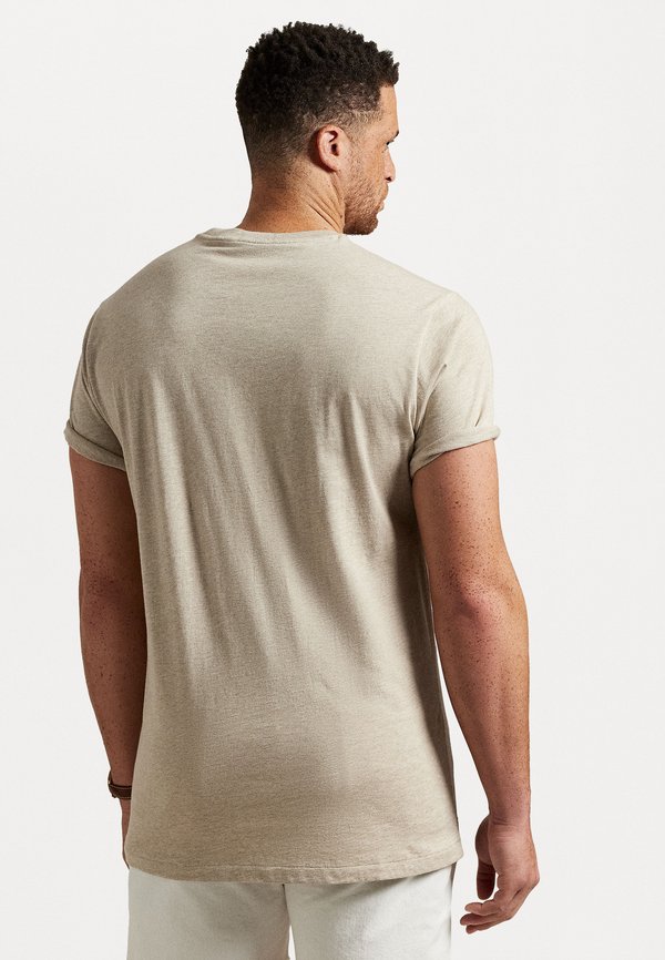 Print T-shirt - tuscan beige heather2