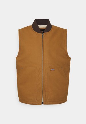 DUCK VEST - Vesta - brown duck