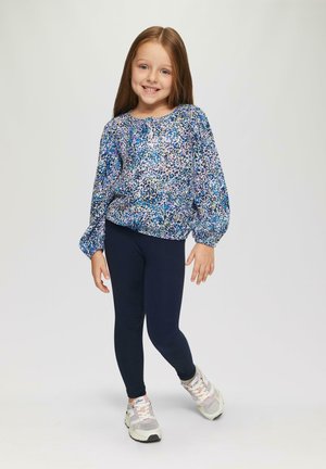 s.Oliver, MET GLITTERBAND - Legging (type pantalon) - navy