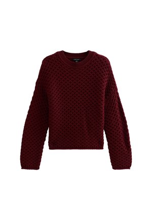 New Look STITCH - Trui - dark red