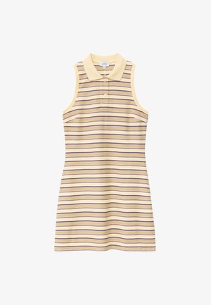 & OTHER STORIES, Jersey dress - yellow purple brown