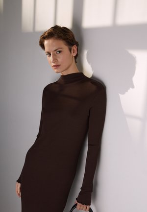 ZOLA DRESS - Jumper dress - dark brown