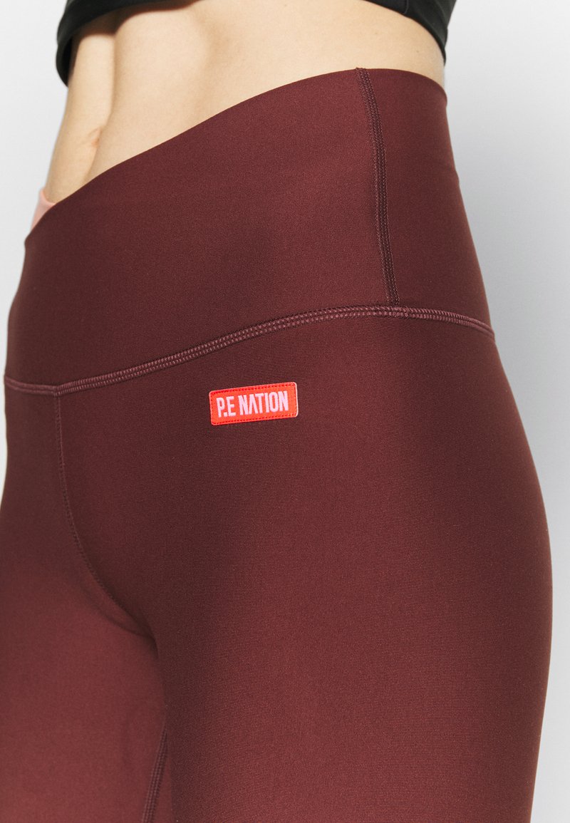 Damen Sportbekleidung | P.E Nation POINT FORWARD LEGGING Tights bordeaux - ZD44492 Damen Sportbekleidung | P.E Nation POINT FORWARD LEGGING Tights bordeaux - ZD44492