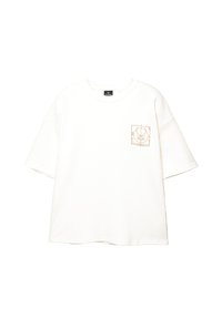 SHORT SLEEVE WITH RAISED GRAPHIC - T-shirt print - white