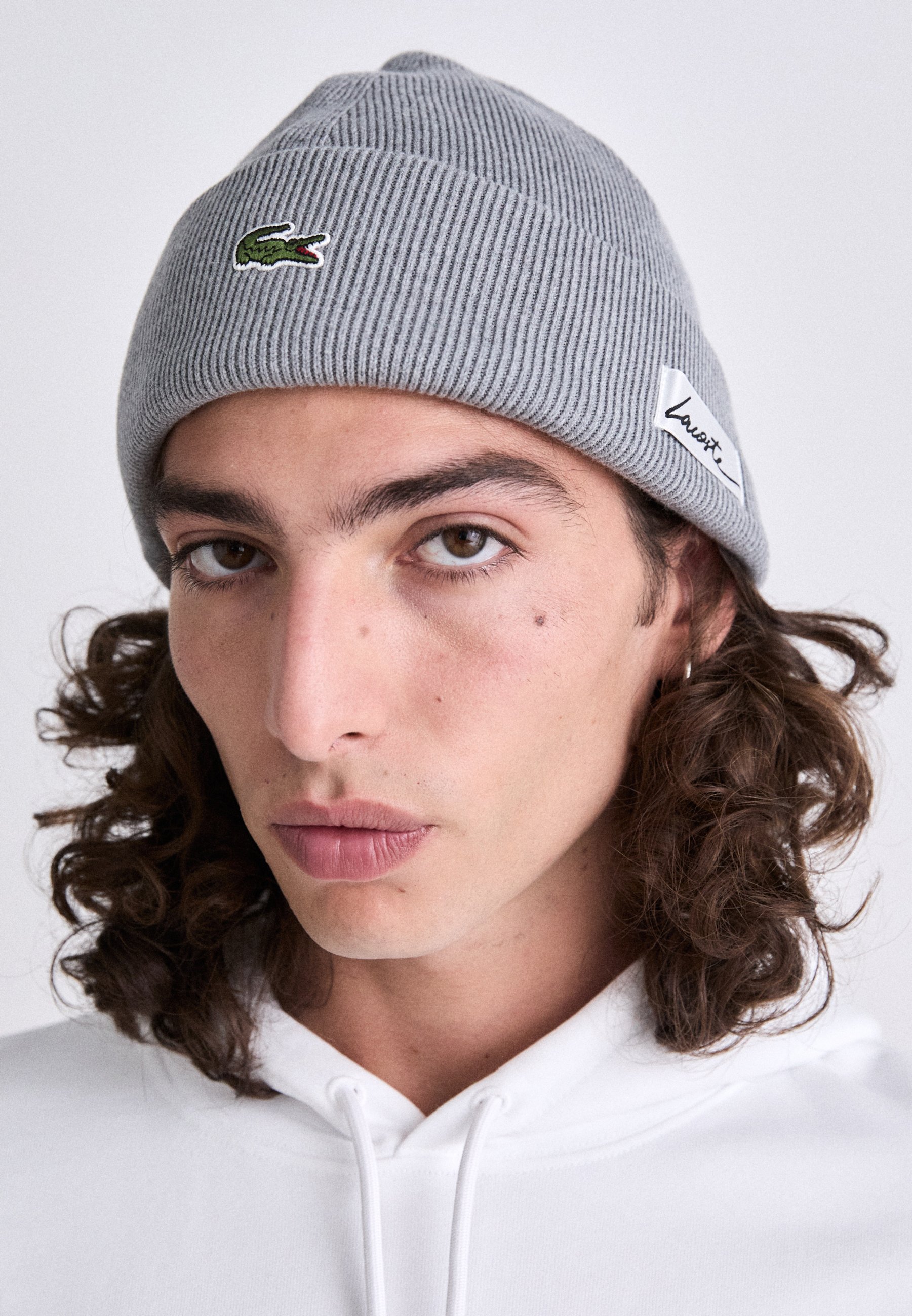 Lacoste BONNET UNISEX - Beanie - light grey - Zalando.co.uk