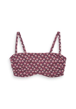 NON MINIMISE STANDARD - Bikiniyläosa - berry red woodblock