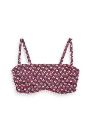 Next NON PAD STANDARD - Góra od bikini - berry red woodblock