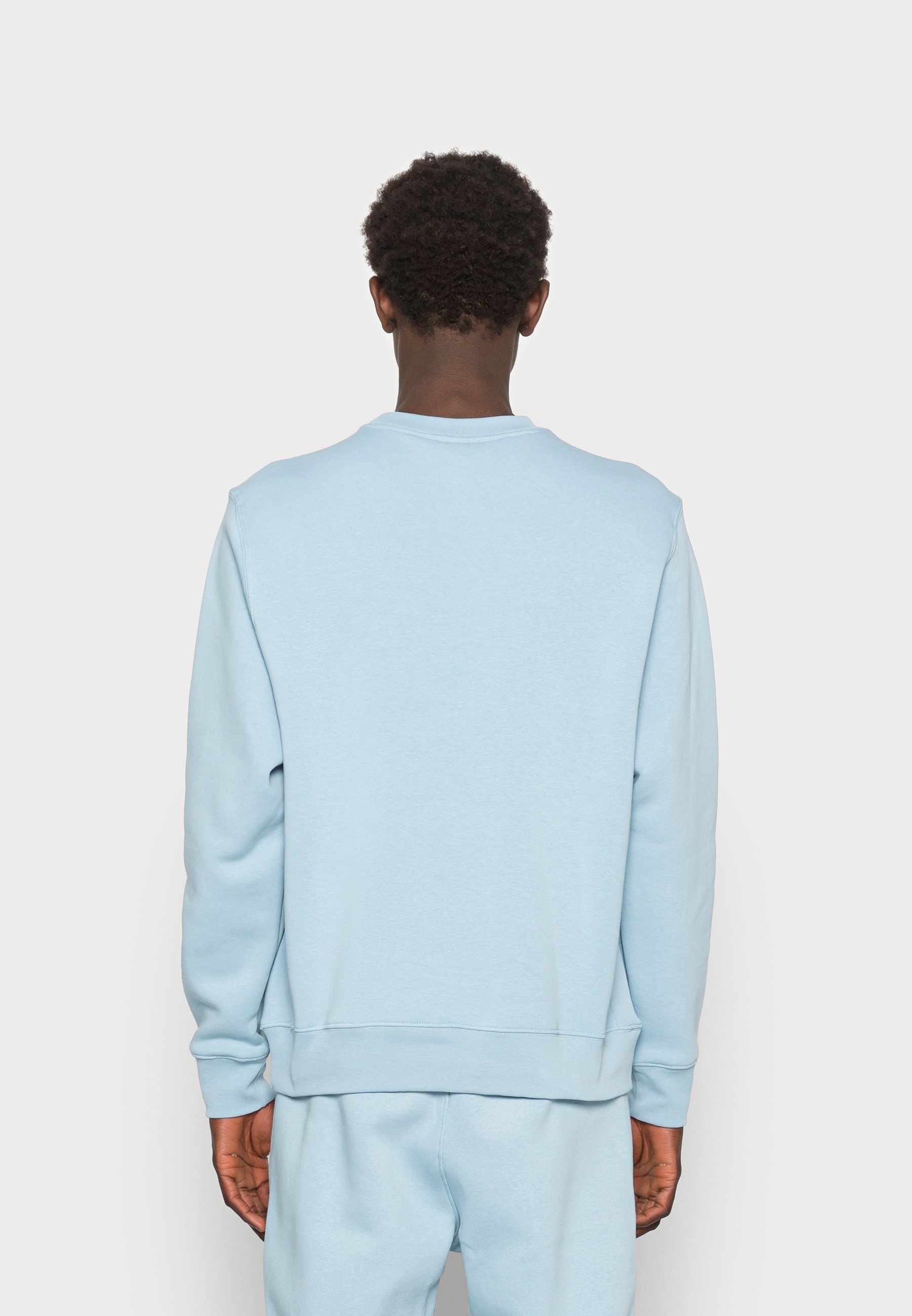 nike club crew sweatshirt light blue