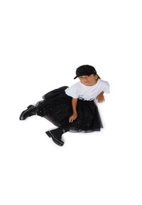 KARL LAGERFELD KIDS AVEC LOGO BRODÉ EN BAS - T-shirt imprimé - blanc