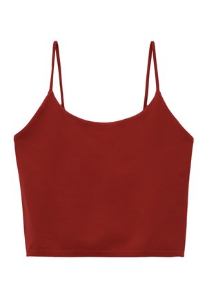 aim’n®, SHAPE SEAMLESS STRAP SINGLET - Top - cayenne
