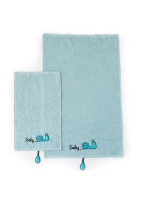 Milk and Moo 2ER SET  - Bath towel - blue