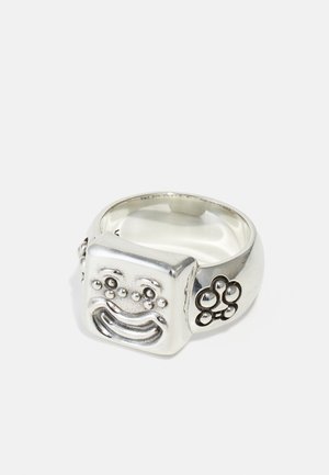 SMILEY SIGNET UNISEX - Ring - silver-coloured
