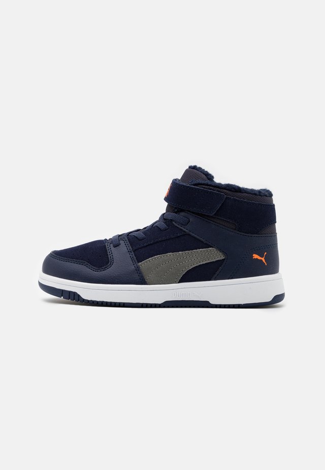 REBOUND LAYUP - High-top trainers - peacoat/ultra gray/dragon fire/white