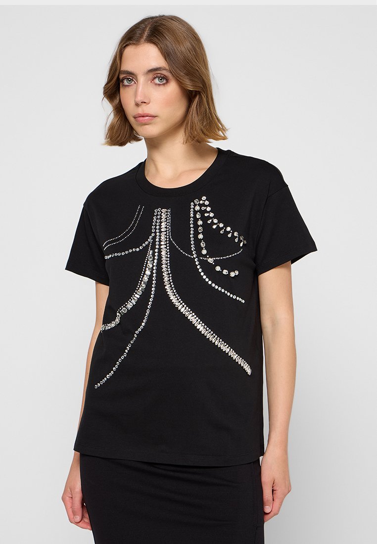 Twinset ACTITUDE T-shirt print zwart Twinset ACTITUDE T-shirt print zwart