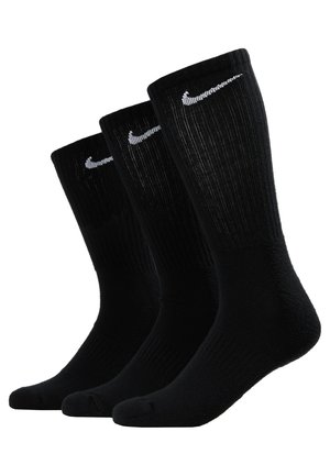 Nike Performance EVERYDAY CUSH CREW 3 PACK - Urheilusukat - black/white