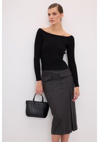adL DOUBLE - Borsa a mano - black