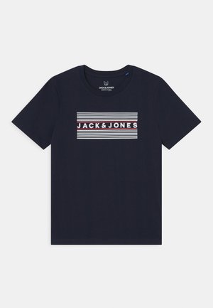 LOGO TEE CREW NECK - Print T-shirt - navy blazer