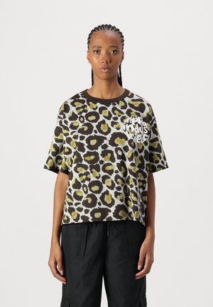 Alpha Industries LOGO - Tričko s potlačou - olive