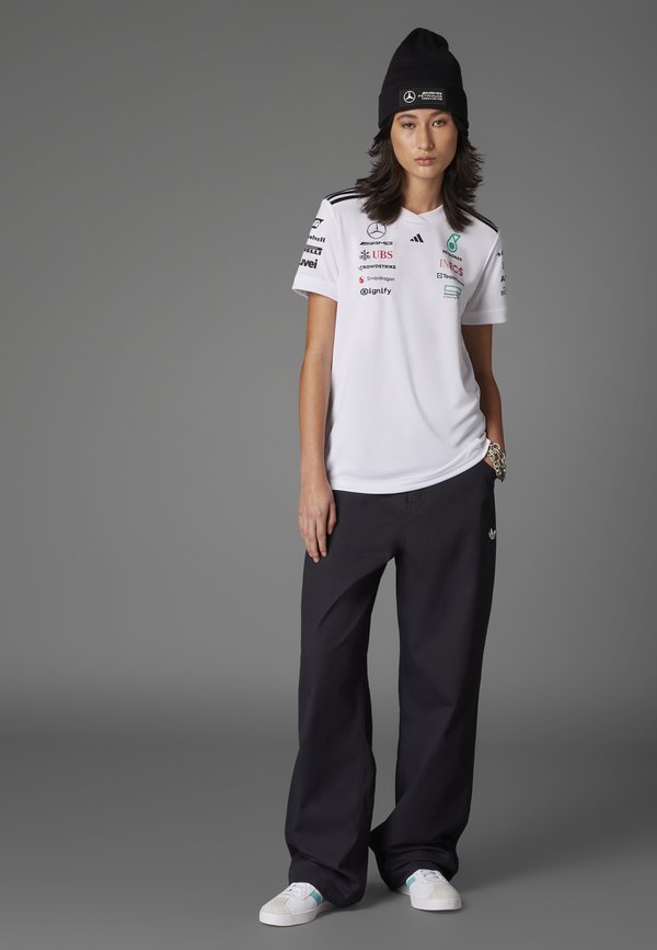 MERCEDES - AMG PETRONAS FORMULA ONE TEAM DRIVER WHITE WOMEN - Print T-shirt3