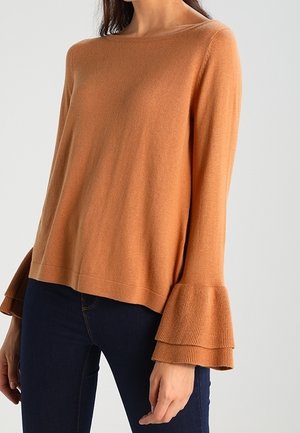 Pullover - cognac
