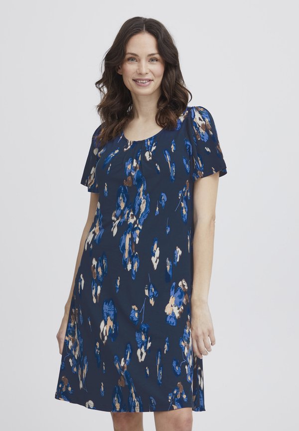 FRSeen - Day dress - hydrangea aop ms b3