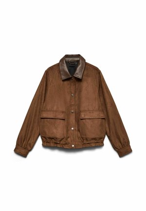 Vero Moda, JACKET VMDARIAMARIA JACKET - Veste en similicuir - cocoa brown