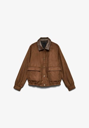 Vero Moda, JACKET VMDARIAMARIA JACKET - Veste en similicuir - cocoa brown