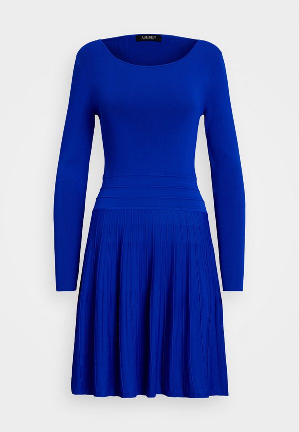 PLEATED LONG SLEEVE SWEATER DRESS - Jumper dress - new sapphire2