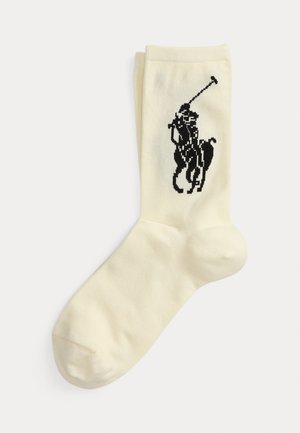 BIG PONY CREW SOCKS - Nogavice - ivory
