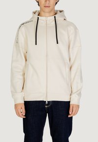 EA7 Emporio Armani Felpa con zip - beige chiaro