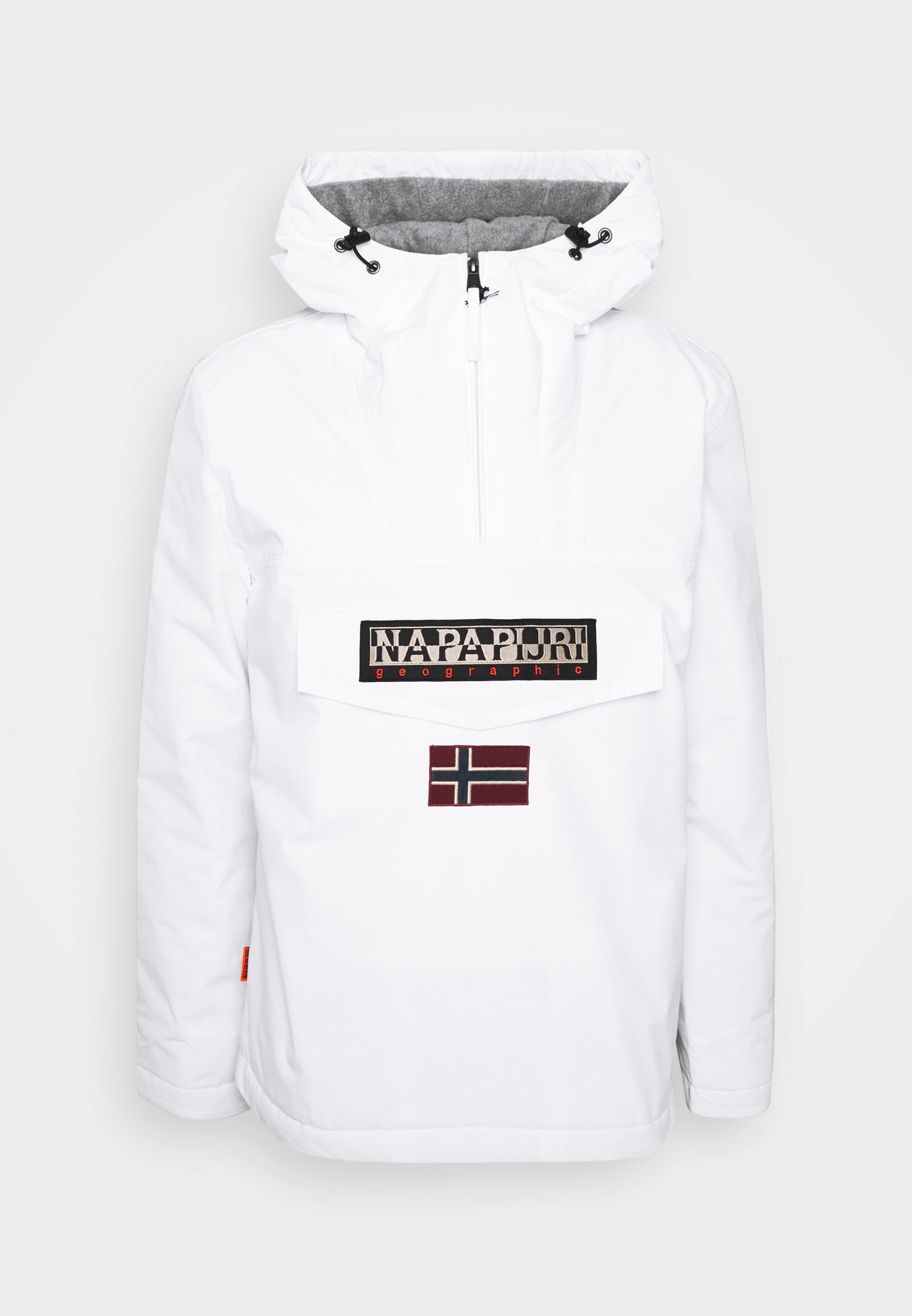 napapijri black rainforest winter pullover jacket