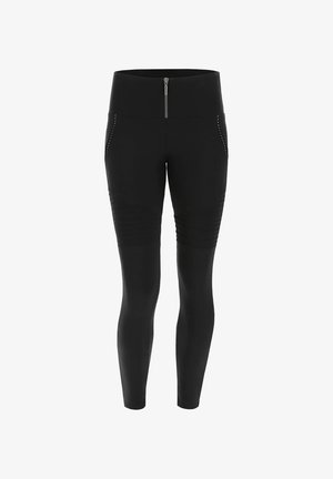 Freddy, PANTALONE 7/8 WRUP COL N - Leggings - black