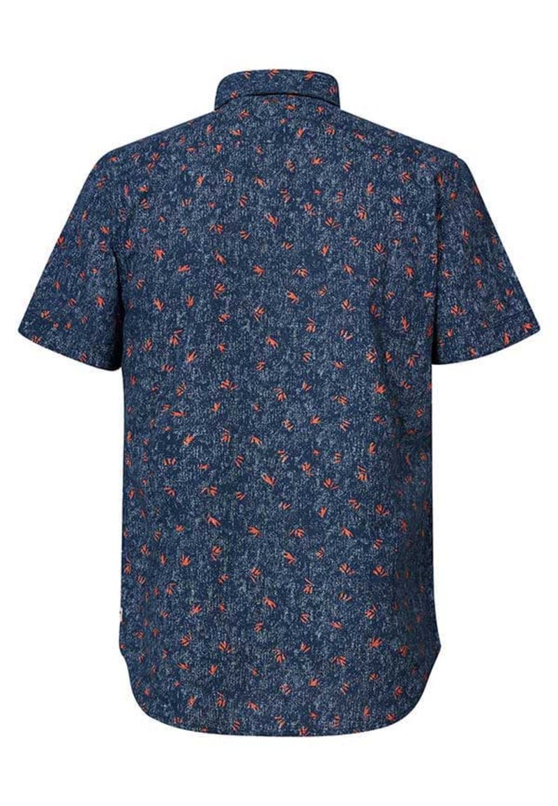 Herren Freizeithemden | Petrol Industries SLEEVED WITH ALL OVER PRINT Hemd petrol blue/blau - VN59491 Herren Freizeithemden | Petrol Industries SLEEVED WITH ALL OVER PRINT Hemd petrol blue/blau - VN59491