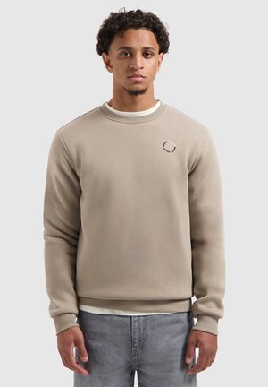 REGULAR FIT CREWNECK - Sweater - taupe