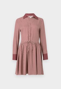FLUID BELTED SHORT DRESS - Robe chemise - primary red