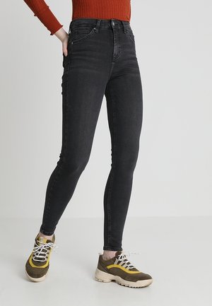 Skinny-Farkut - black denim