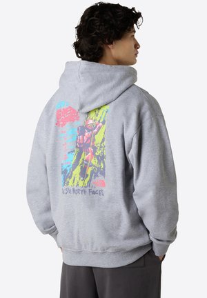 The North Face U EXPEDITION CELEBRATION OVERSIZED HOODI - Sweat à capuche - tnf light grey heather