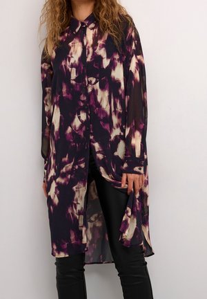Shirt dress - dark purple
