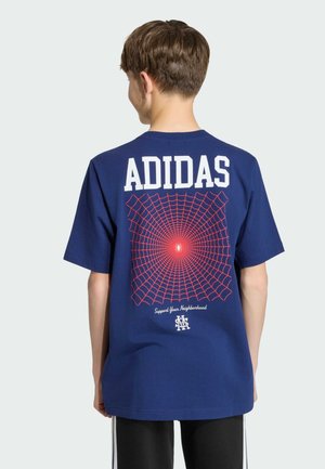adidas Sportswear, ADIDAS SPORTSWEAR ADIDAS MARVEL SPIDER-MAN GRAPHICS TEE UNISEX - Camiseta estampada - dark blue   white