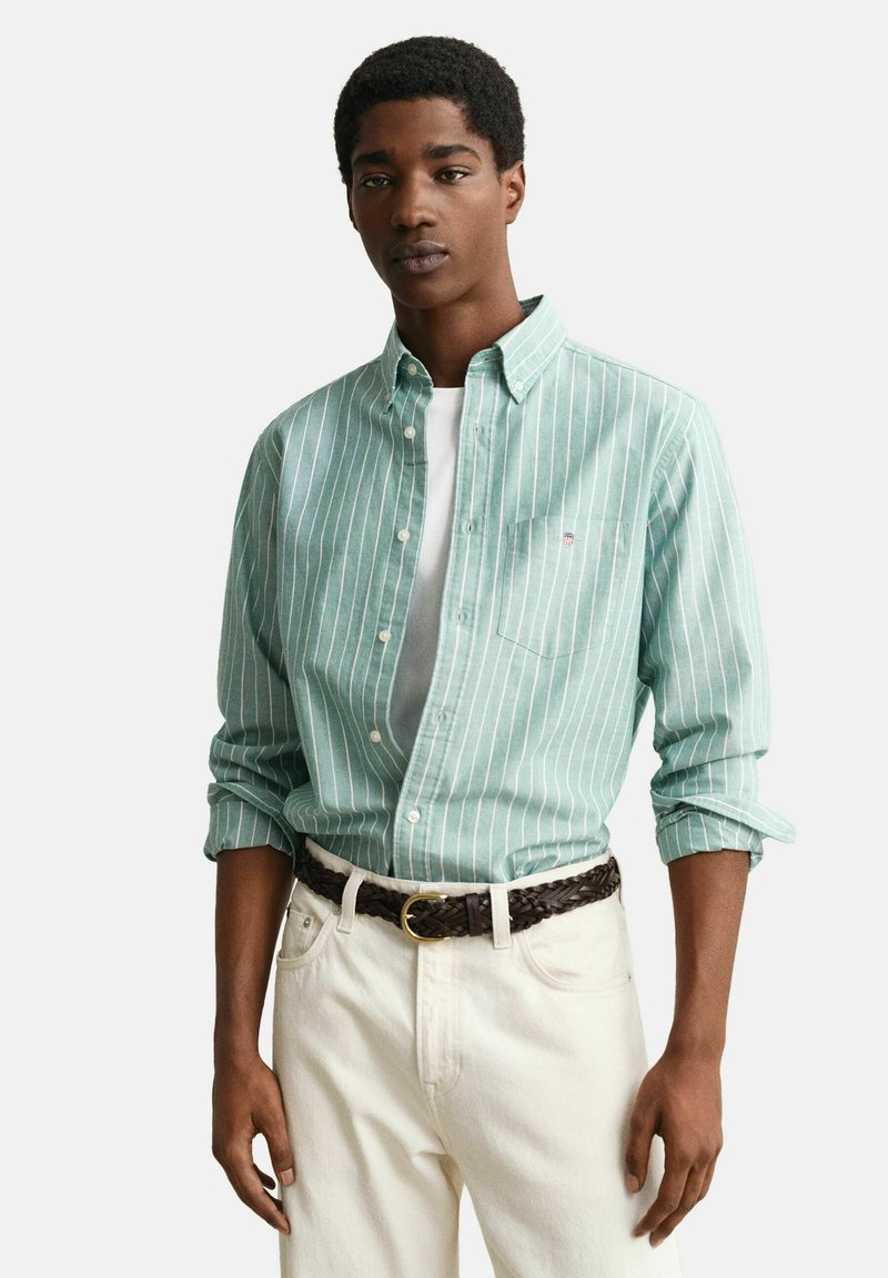 GANT STRIPED CLASSIC OXFORD - Košile - botanical hue