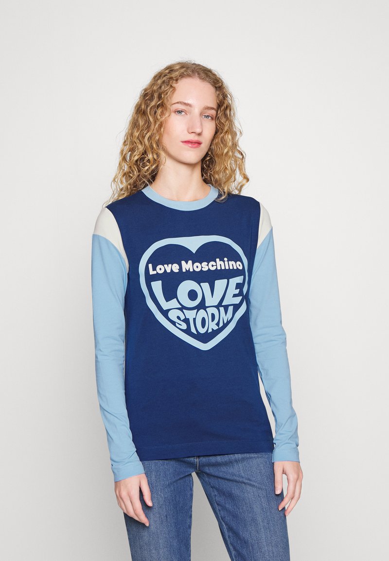 Love Moschino Longsleeve blue/blauw Zalando.nl